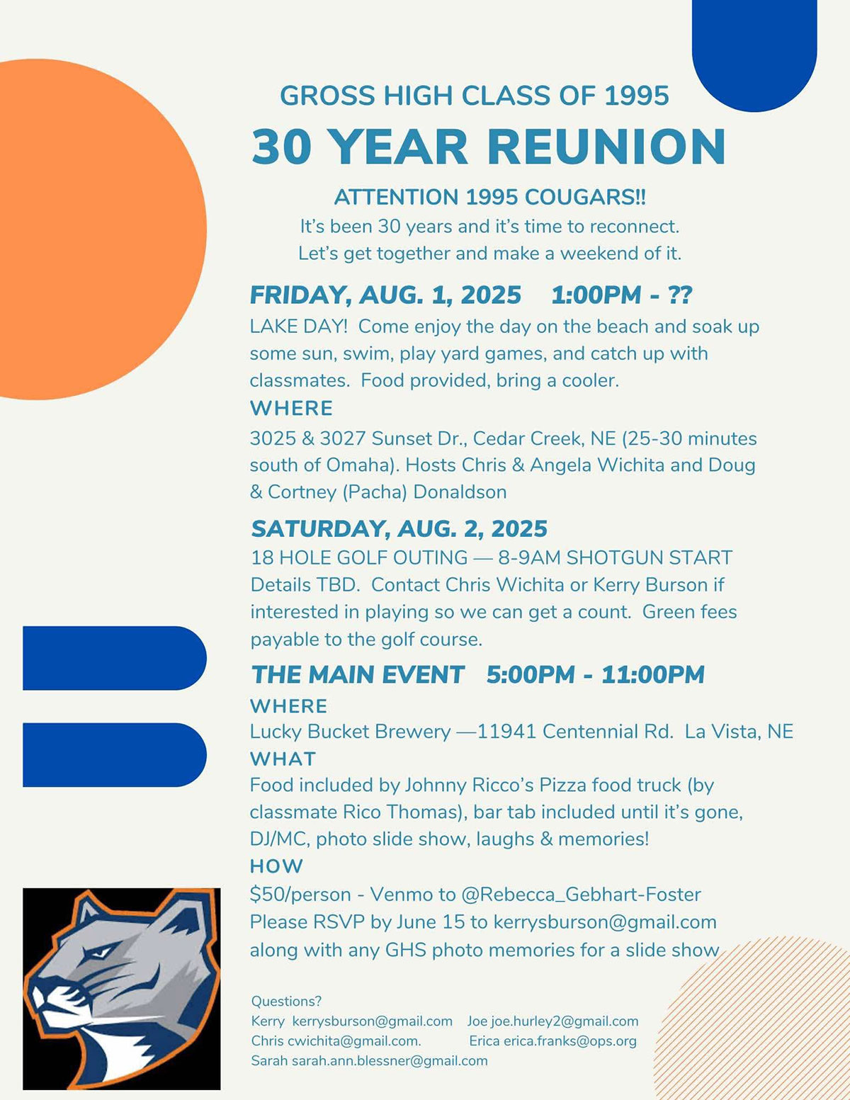 30th Reunion