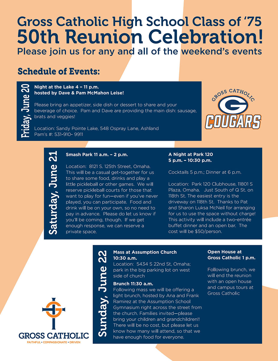 50th Reunion Info