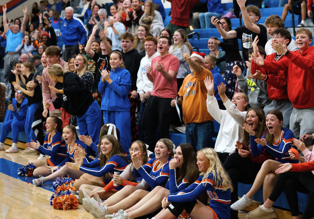 The crowd goes wild